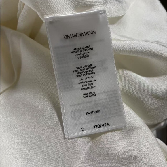 NWOT Zimmermann Collared Blouse - Picture 11 of 12